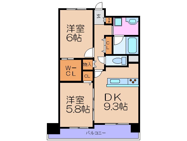 大阪府大阪市福島区鷺洲５ 野田阪神駅 2DK マンション 賃貸物件詳細