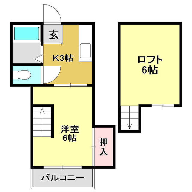 プレステージ仲田 4階 2K 賃貸物件詳細