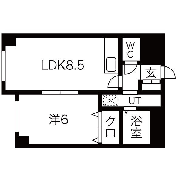 マイクレスト南郷 4階 1LDK 賃貸物件詳細