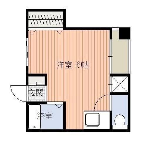 スプリングハイツ中洲 3階 ワンルーム 賃貸物件詳細