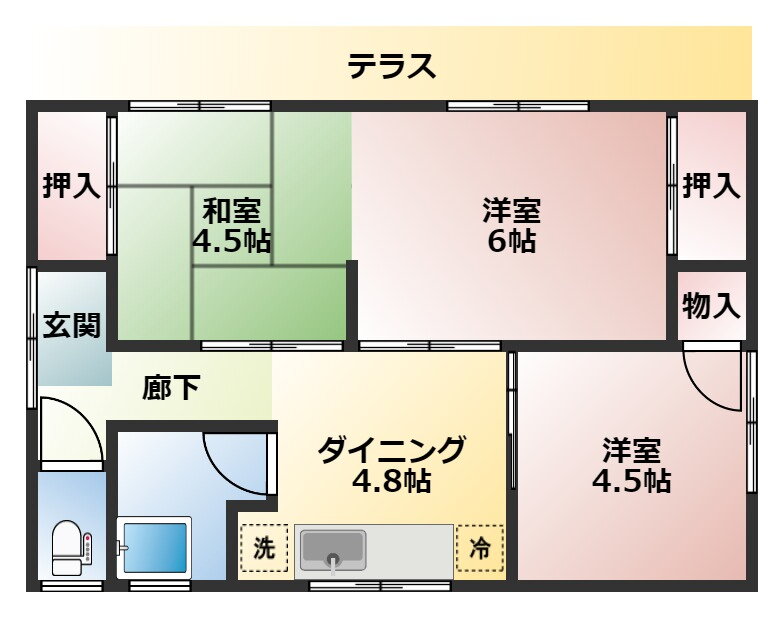 千葉県木更津市東太田１ 木更津駅 3DK 一戸建て 賃貸物件詳細