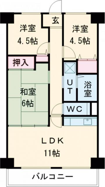 大阪府大阪市鶴見区茨田大宮１ 門真南駅 3LDK マンション 賃貸物件詳細