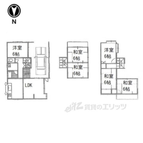 奈良県大和高田市田井新町 高田市駅 7DK 一戸建て 賃貸物件詳細