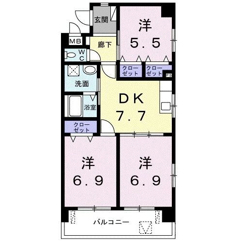 沖縄県うるま市字喜屋武 3DK マンション 賃貸物件詳細