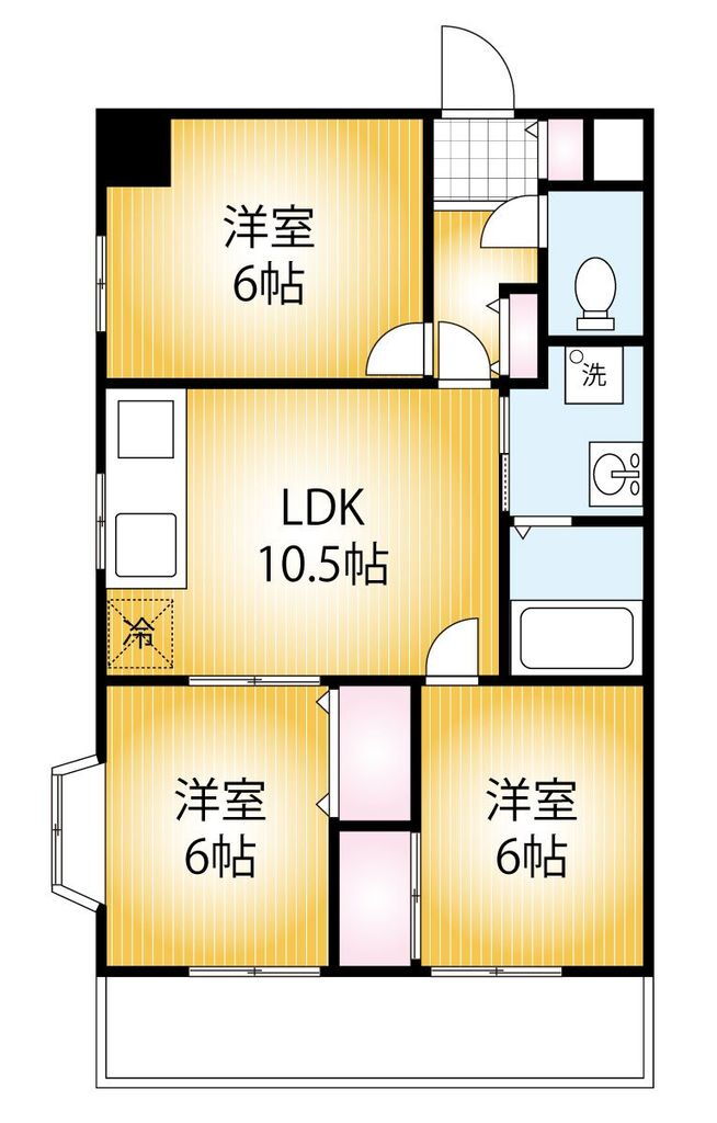 千葉県千葉市稲毛区緑町２ 西千葉駅 3LDK マンション 賃貸物件詳細