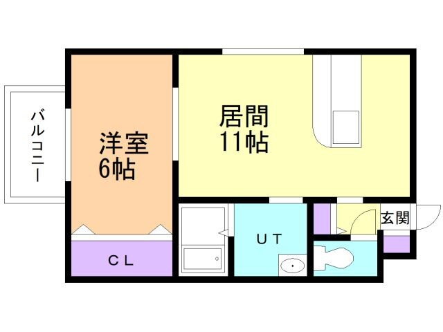北海道函館市松川町 堀川町駅 1LDK マンション 賃貸物件詳細