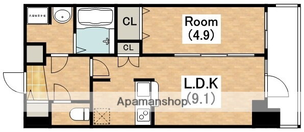 プレサンス天王寺ノースヴィアーレ 9階 1LDK 賃貸物件詳細