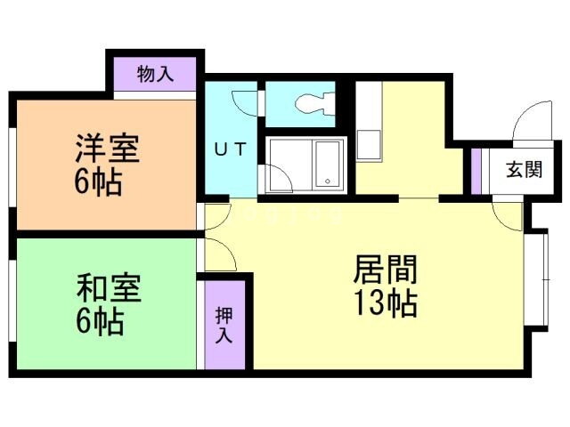 北海道札幌市手稲区前田一条１０ 手稲駅 2LDK アパート 賃貸物件詳細