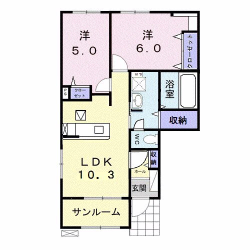大分県日田市大字竹田 豊後三芳駅 2LDK アパート 賃貸物件詳細