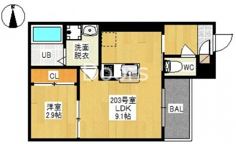 岡山県岡山市北区下伊福上町 岡山駅 1LDK アパート 賃貸物件詳細