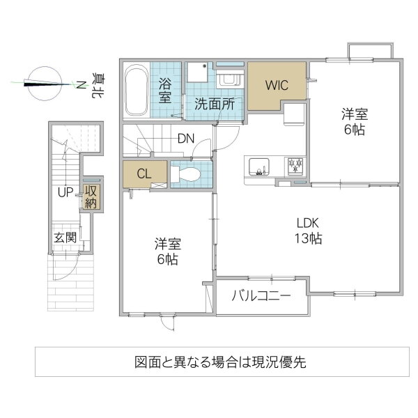 茨城県水戸市松が丘１ 赤塚駅 2LDK アパート 賃貸物件詳細