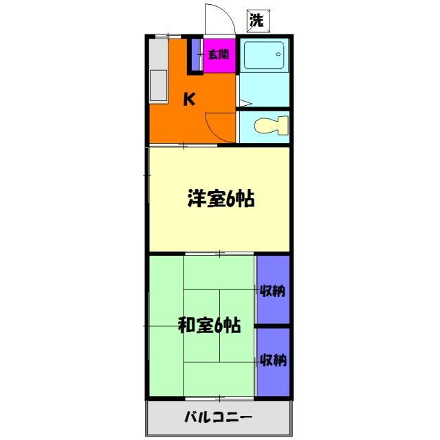 神奈川県綾瀬市吉岡 海老名駅 2K アパート 賃貸物件詳細