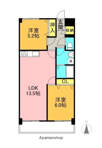 ＦＯＲＴＥ８０８ 3階 2LDK 賃貸物件詳細