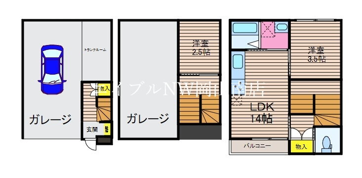 岡山県岡山市南区大福 妹尾駅 1LDK アパート 賃貸物件詳細