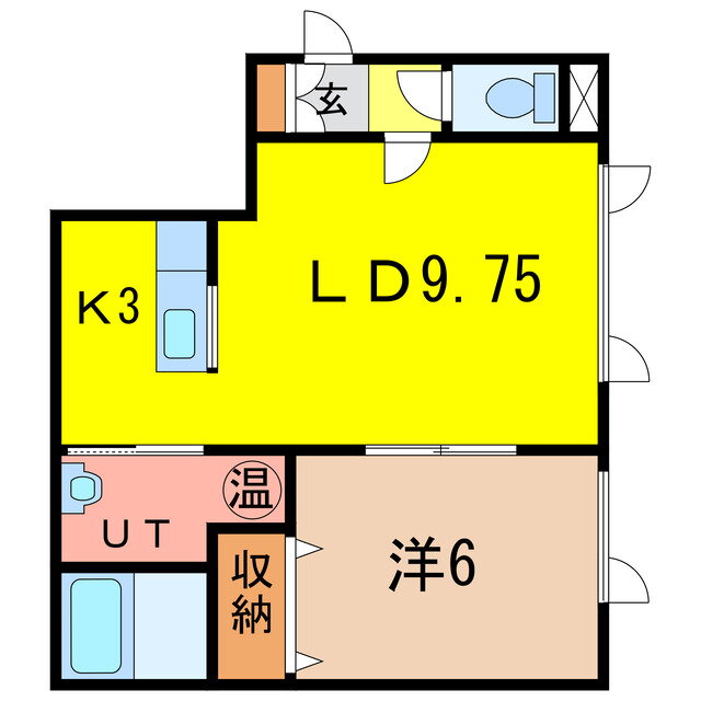 北海道旭川市東光四条４ 旭川駅 1LDK アパート 賃貸物件詳細