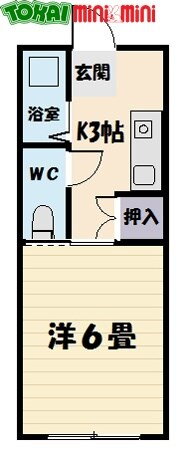 三重県松阪市久保町 徳和駅 1K アパート 賃貸物件詳細