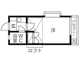 神奈川県横浜市神奈川区白幡仲町 白楽駅 ワンルーム アパート 賃貸物件詳細