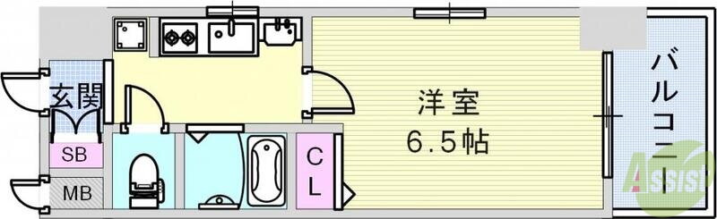 兵庫県神戸市兵庫区羽坂通３ 兵庫駅 1K マンション 賃貸物件詳細