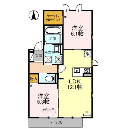 大阪府富田林市向陽台２ 金剛駅 2LDK アパート 賃貸物件詳細