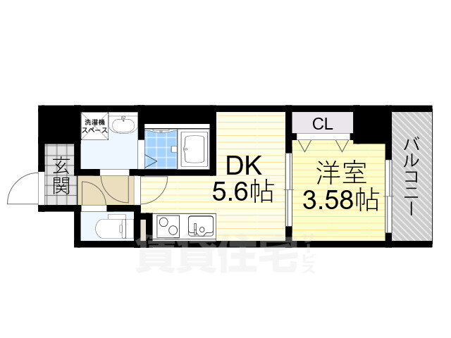 大阪府大阪市東淀川区菅原２ ＪＲ淡路駅 1DK マンション 賃貸物件詳細