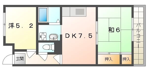 大阪府守口市菊水通１ 西三荘駅 2DK マンション 賃貸物件詳細
