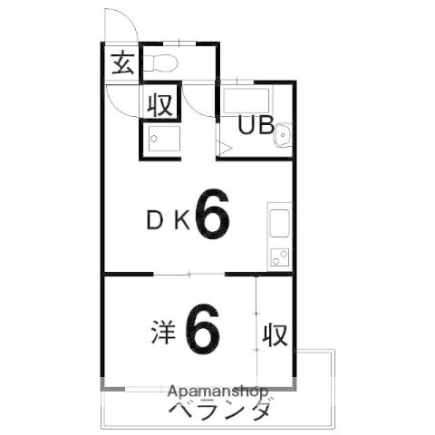 愛媛県松山市歩行町１ 勝山町駅 1DK マンション 賃貸物件詳細