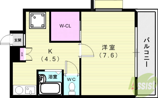 兵庫県神戸市垂水区名谷町 学園都市駅 1K マンション 賃貸物件詳細