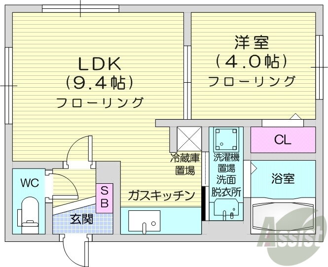 北海道札幌市北区北三十条西３ 北３４条駅 1LDK マンション 賃貸物件詳細