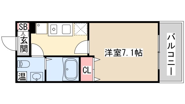 兵庫県神戸市兵庫区門口町 兵庫駅 1K マンション 賃貸物件詳細