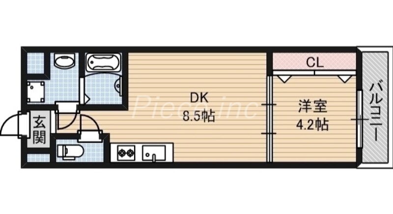 大阪府吹田市垂水町３ 豊津駅 1DK マンション 賃貸物件詳細