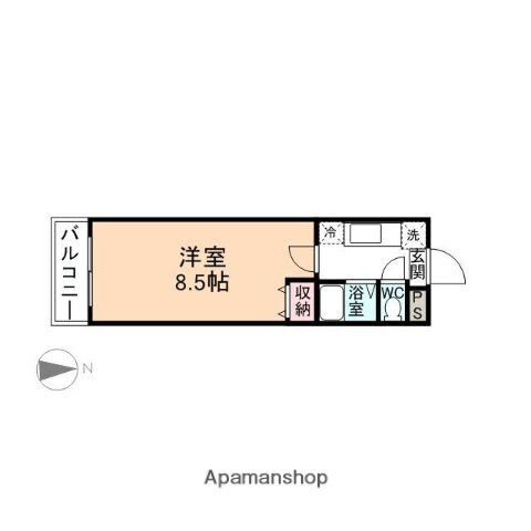 富山県富山市上袋 朝菜町駅 1K マンション 賃貸物件詳細