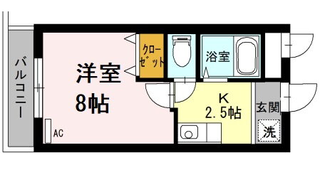 和歌山県和歌山市栄谷 紀ノ川駅 1K アパート 賃貸物件詳細