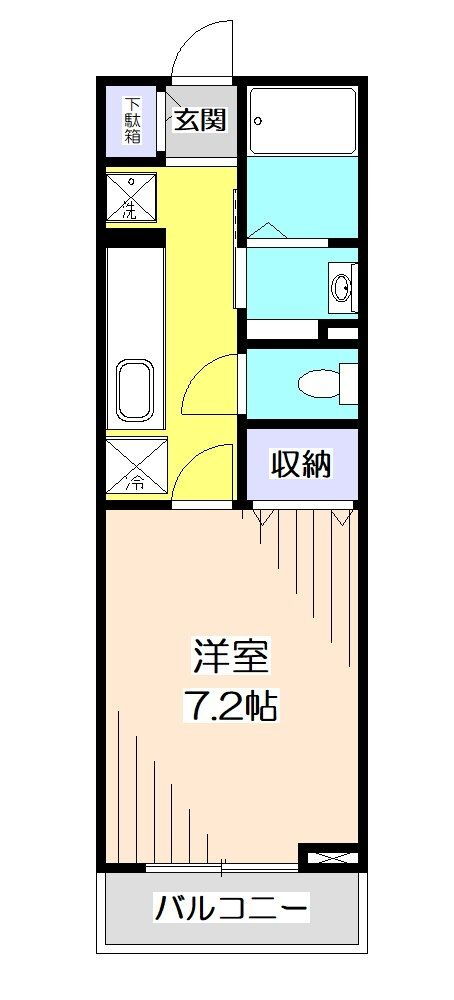 埼玉県所沢市西所沢１ 西所沢駅 1K アパート 賃貸物件詳細