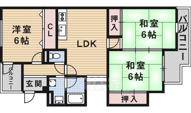 大阪府茨木市沢良宜浜２ 沢良宜駅 3LDK マンション 賃貸物件詳細