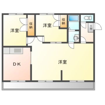レオグランデ鈴蘭 1階 3DK 賃貸物件詳細