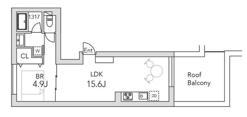 東京都渋谷区富ヶ谷２ 代々木八幡駅 1LDK マンション 賃貸物件詳細