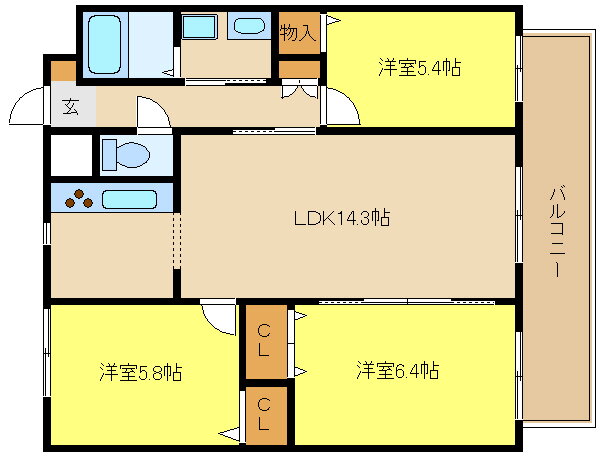 兵庫県姫路市飾磨区英賀保駅前町 英賀保駅 3LDK マンション 賃貸物件詳細