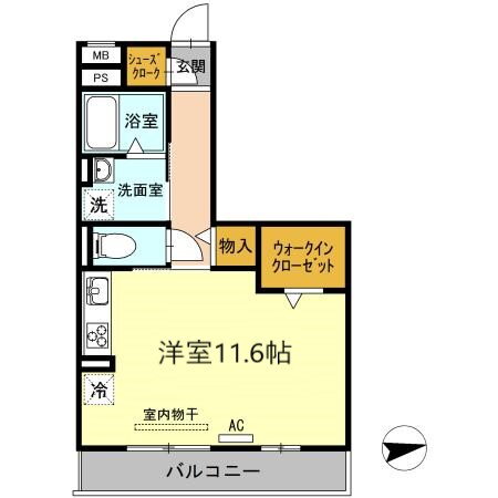 愛知県岡崎市明大寺町字衣下道 東岡崎駅 ワンルーム アパート 賃貸物件詳細