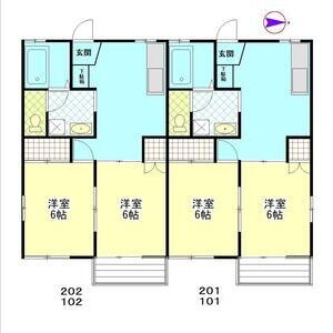 栃木県宇都宮市若松原２ 雀宮駅 2DK アパート 賃貸物件詳細
