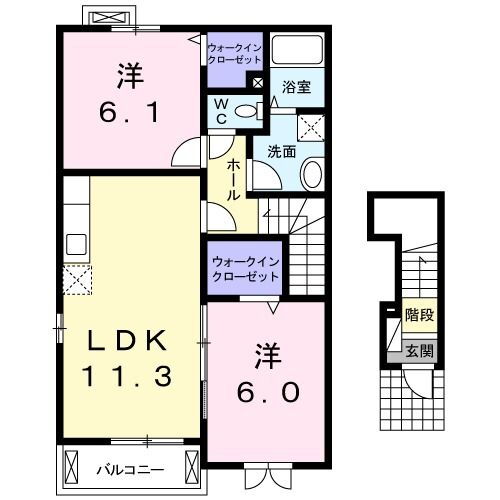 大分県杵築市大字杵築 杵築駅 2LDK アパート 賃貸物件詳細