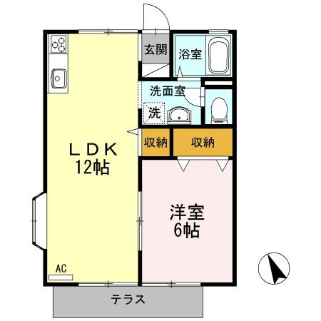神奈川県川崎市麻生区上麻生７ 柿生駅 1LDK アパート 賃貸物件詳細