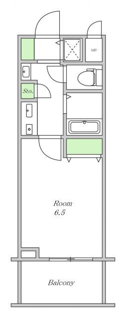 大阪府大阪市福島区福島６ 福島駅 1K マンション 賃貸物件詳細