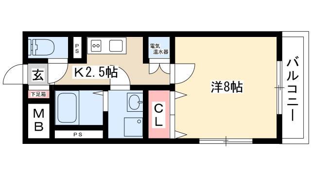 愛知県名古屋市中川区荒子２ 荒子駅 1K マンション 賃貸物件詳細