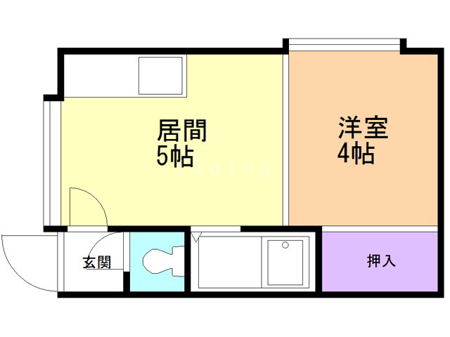 北海道札幌市北区北三十条西７ 北３４条駅 1DK アパート 賃貸物件詳細