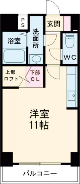 ロゼリア 2階 ワンルーム 賃貸物件詳細