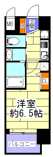 大阪府大阪市浪速区塩草１ 芦原橋駅 1K マンション 賃貸物件詳細