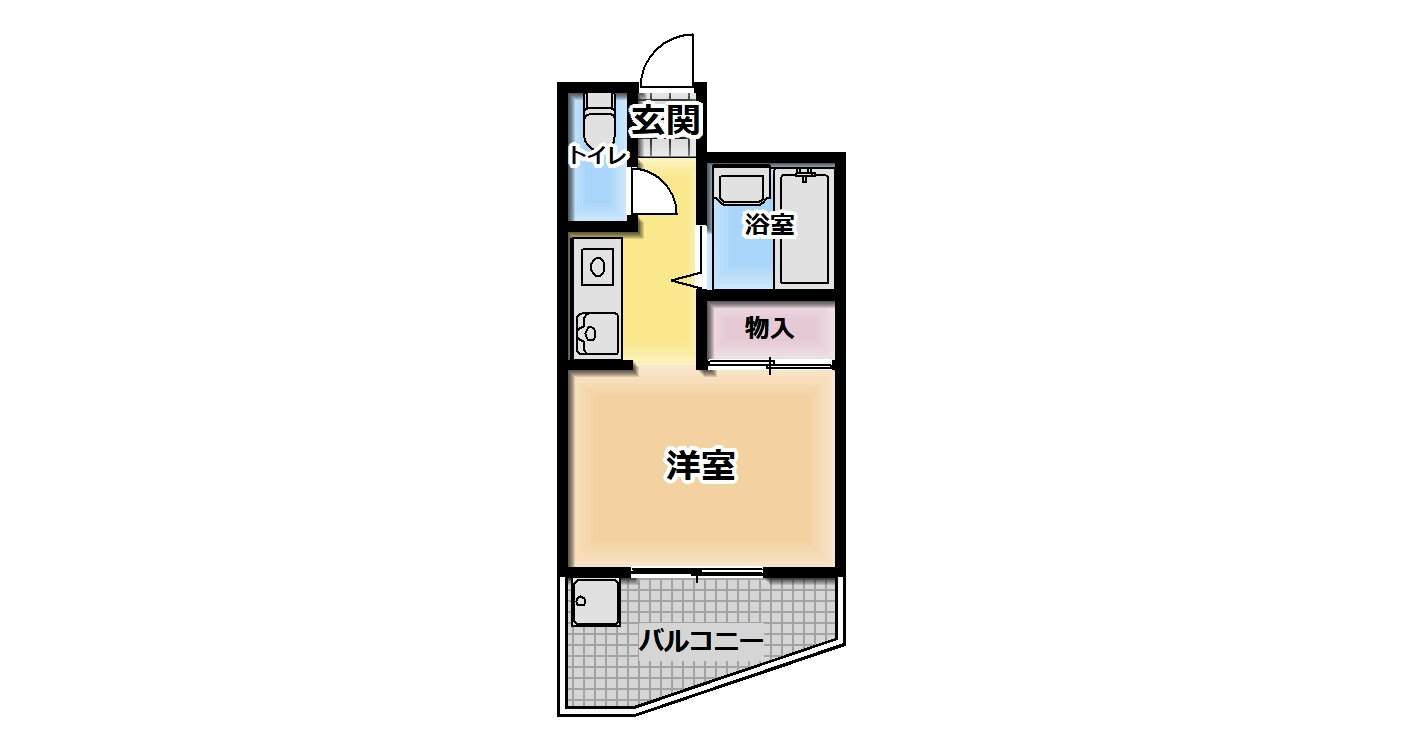 兵庫県神戸市兵庫区東山町４ 神戸駅 1K マンション 賃貸物件詳細