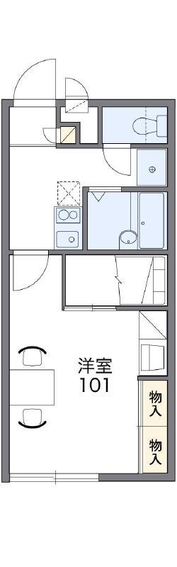 レオパレス　別府亀川コンフォール 2階 1K 賃貸物件詳細