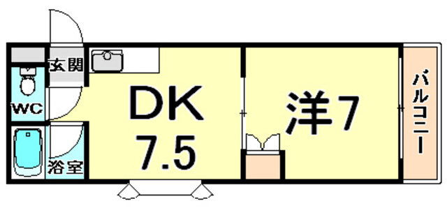 兵庫県尼崎市昭和南通６ 尼崎駅 1DK マンション 賃貸物件詳細