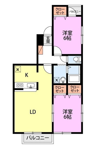 新潟県燕市小高 燕三条駅 2LDK アパート 賃貸物件詳細